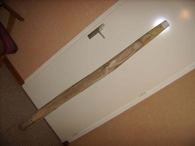 Et le voilà, avec son bel embout de haute technologie (à la manière de aborigènes, il faut savoir utiliser son environnement direct!)