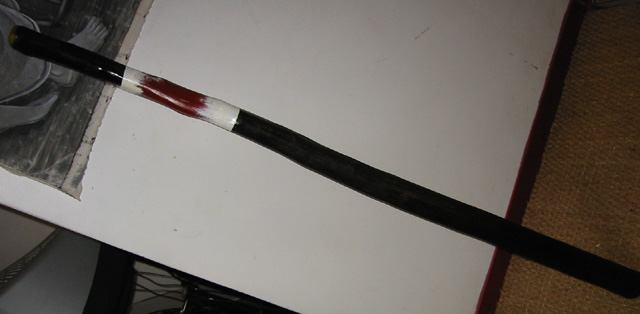 taille :1m42
<br />bois : bouleau
<br />diam embouchure : 3-4
<br />diam base :6.5-4
<br />note :do